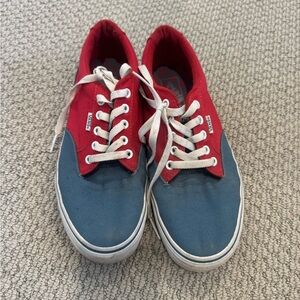 Vans Winston 2 Tone Blue Red Men's size 9 Skate shoes